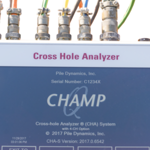 Cross-Hole Analyzer (Champ-Q) – PDI