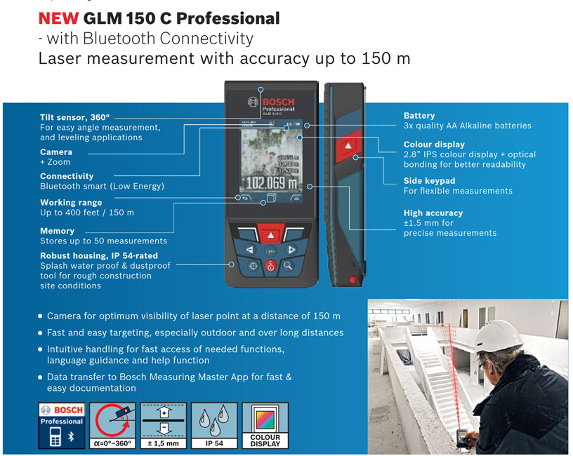 bosch-glm-150c-professional-distance-meter-features
