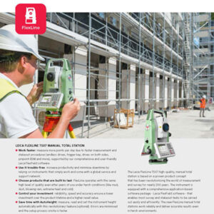 Total Station – Leica FlexLine TS07